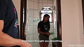 The Housemaid Wants To Suck Her Boss's Cock So Bad