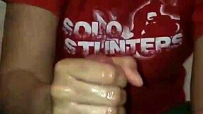 Watch this big cock stroke out a huge load