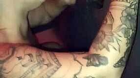 Ginger newbie receives facial cumshots from two old men at swing house gloryhole