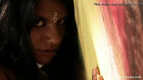 The hidden talents of a beautiful Indian babe