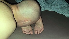 Stepmother's Soles Licked and Cummed On