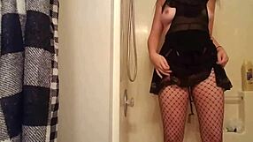 goth girl sips on a refreshing beverage