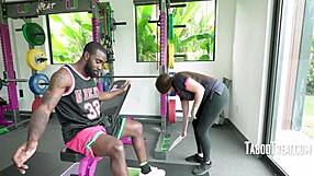 Melanie Hicks gets rough anal from Ace Bigs in gym taboo