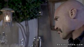 Bald Husband Fucks Busty Wife!