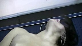 latina tranny gets mouth and ass filled before filling his mouth with cum