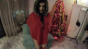 In this preview, MilfyCalla plays Santa who is good with a horny cheating wife, the milf slut 222, indulging in taboo fun