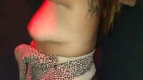 Ginger newbie receives facial cumshots from two old men at swing house gloryhole