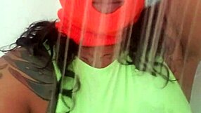 I admire how she poses with mask and ass up.