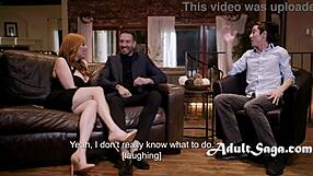 Hot wife shared while husband watches