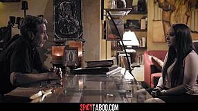 Desperate bride-to-be fucks with pervy priest