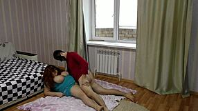 Stepson, you can't resist this bored busty milf's temptation, she whispers as he takes her hard.