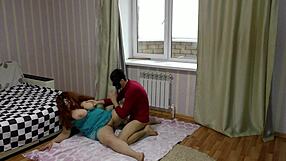 Stepson, you can't resist this bored busty milf's temptation, she whispers as he takes her hard.