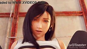 Final Fantasy VII Tifa Lockhart artwork by lvl3toaster