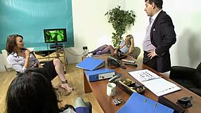 Tiffany james and stacey lacey join cookie and paul chaplin in intense milf orgy fucking