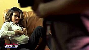 petite busty brunette abigail fingers and rubs her body with a vibrator