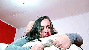 One hot night in a hotel, I fucked my stepmom nonstop with rough passion and wet moans