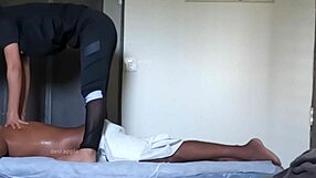 In Thailand, the client receives a happy ending massage, part three.