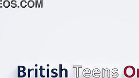 British 18 year old student squirts with wand