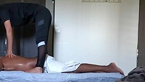 In Thailand, the client receives a happy ending massage, part three.