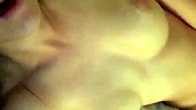 tinder slut shows off her big tits while masturbating