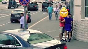 Hidden Cam Shows Jeny In Public