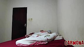 Slutty stepmother gives wet pussy to muscular stepson for bareback fucking