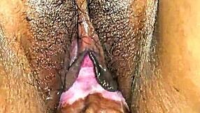 Sexy latina milf close up with cum on body