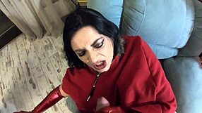 In this preview, MilfyCalla plays Santa who is good with a horny cheating wife, the milf slut 222, indulging in taboo fun