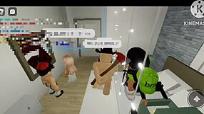 A Random Gathering in Roblox Brookhaven