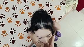 Le follo duro el co�o a mi hermanastra a lo perrito hasta correrme dentro - pov creampie en espanol 😈