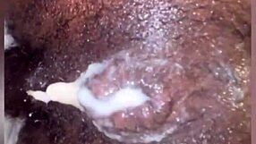 stretch my asshole wide with your big black cock until it gapes