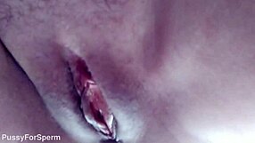 Amateur babe masturbates pink pussy!