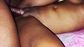 The african black teen 18+ enjoys hard and fast morning sex