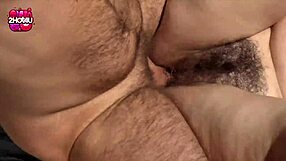 Hairy Pussy Student Loves Cum On Pubic Hairs