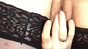 does this sexy blonde milf masturbate her wet hairy pussy to orgasm?