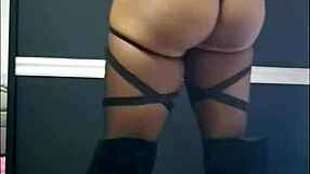 keep me company while i put on boots, dress, lingerie, pantyhose, shoes, stockings, thong for my husband