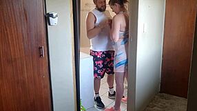 Fucking My Neighbour's Cheating Wife At The Gym!