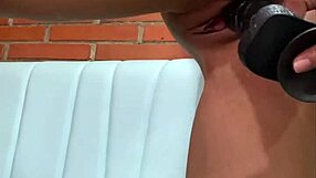 Amateur Girl Puts A Dildo In Her Horny Pussy