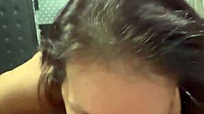 the art of sucking cock deliciously with big natural tits on display