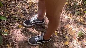 University Companion Fucked In Forest During Camping Trip