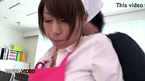 Asian Office Lady Chihiro Akino Gives Stunning Blowjob