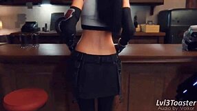 Final Fantasy VII Tifa Lockhart artwork by lvl3toaster