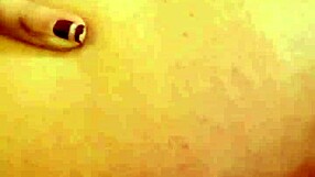 bom dia, the stepmother with big tits gets a cumshot in her mouth from toy masturbation