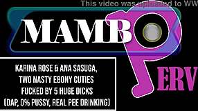 Karina Rose Two Nasty Ebony Cuties Fucked By Five Huge Dicks Dap Pussy Real Pee Drinking Atogm Dirty Version Bbc Ob430