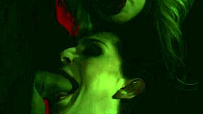 milf convinces shy teen for public strapon dp