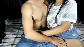 Fucking best friend's ex, he convinces me for sex, screaming real pleasure homemade