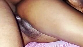 The african black teen 18+ enjoys hard and fast morning sex