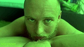 Blue Eyes Asian Girl's Pussy Eaten to Orgasm in POV