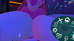 sexy fur character rides a sensitive femboy