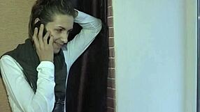 Watch This Man Stare While Getting A Blowjob And Rough Fucking!